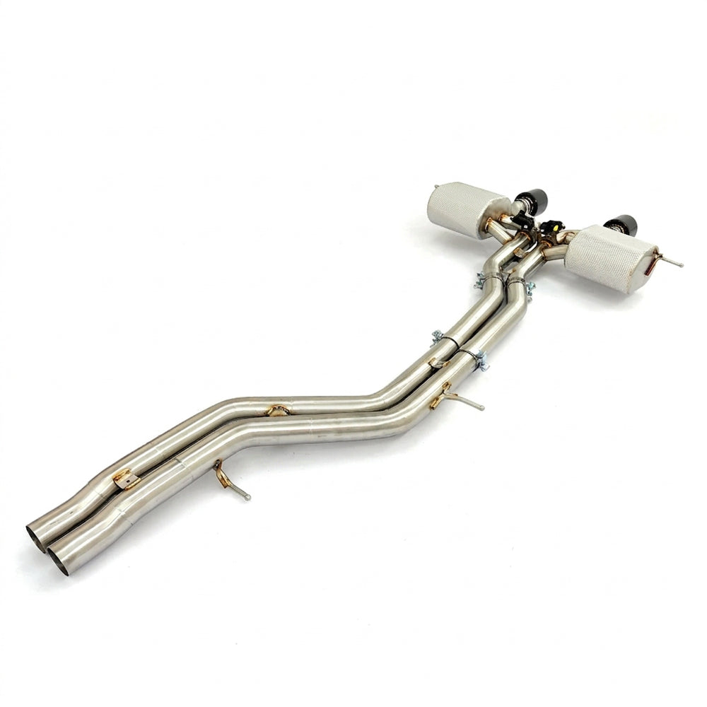 Porsche Cayenne Turbo GT 4.0T stainless steel catback exhaust pipe assembly