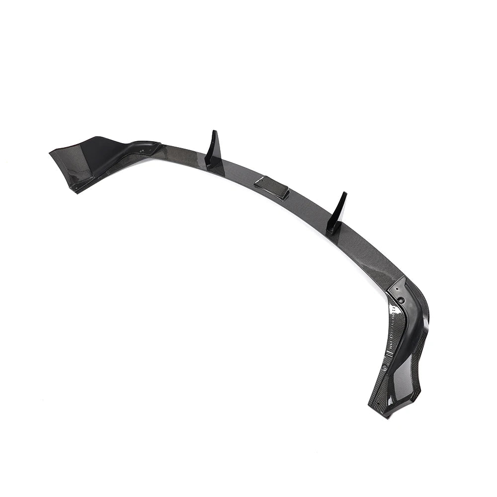 Gloss carbon fiber rear diffuser extension for Toyota Supra A90