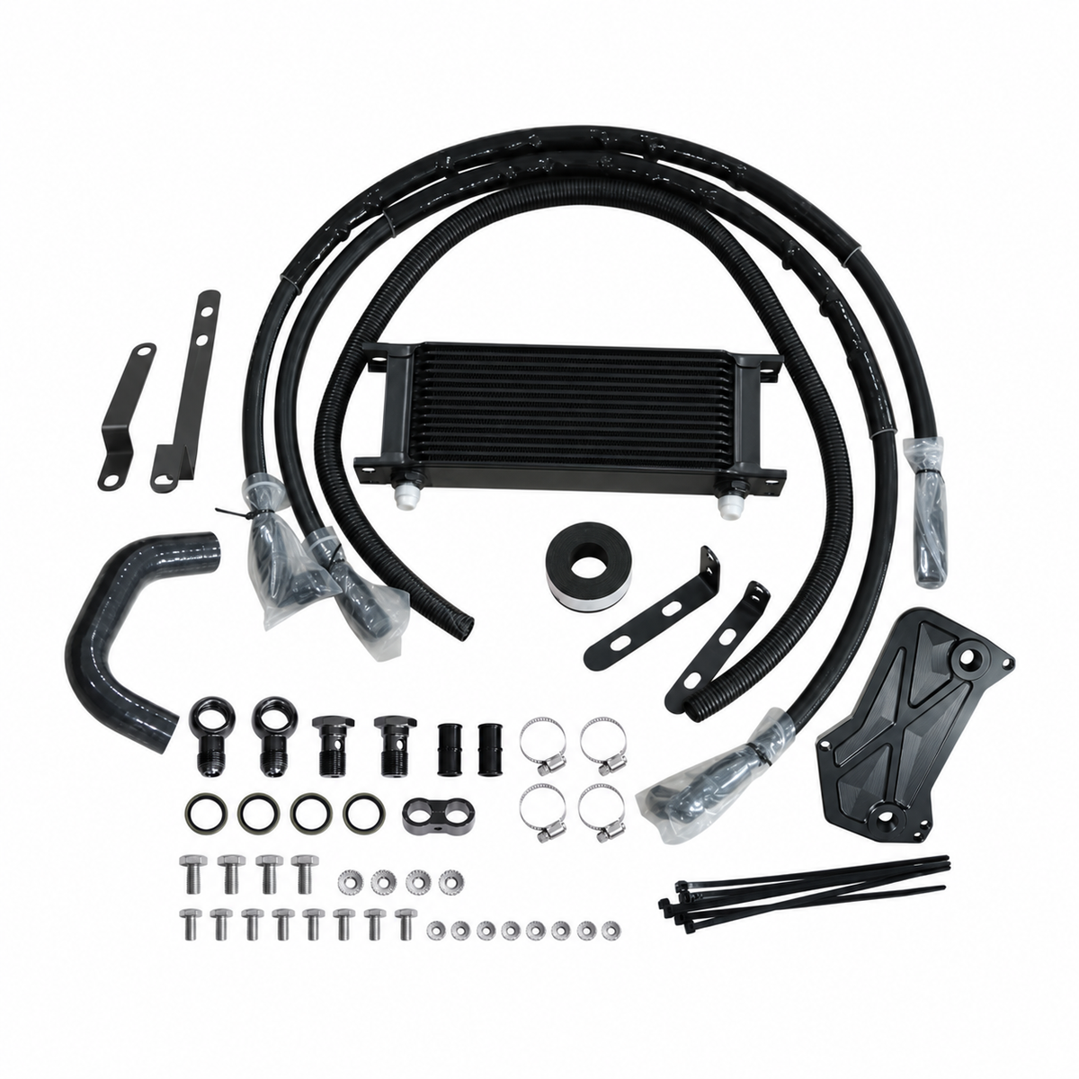 Performance DSG transmission oil cooler complete kit for VW Audi DQ350 DQ380 DQ381 gearboxes