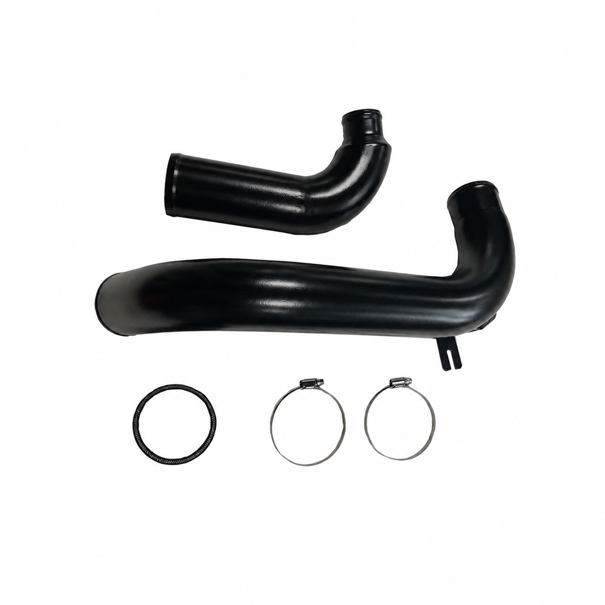 VW Golf GTI R MK7 Audi A3 S3 8V 2.5 inch turbo outlet pipe kit with coupler clamps and hardware